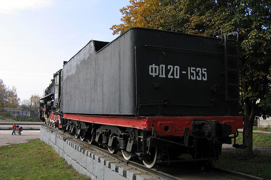 Steam locomotive FD - 20-1535 Monument фото 2