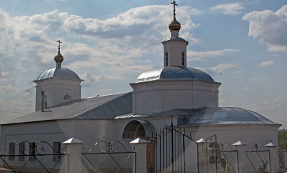 Svyato-Nikolsky temple in Vysotskoe village фото