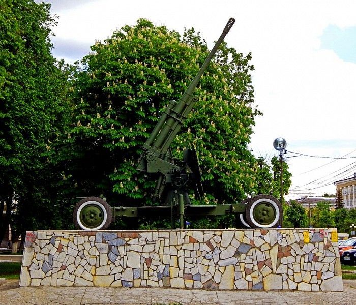 Anti-aircraft gun 85 mm 52-K фото 2