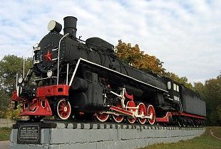 Steam locomotive FD - 20-1535 Monument
