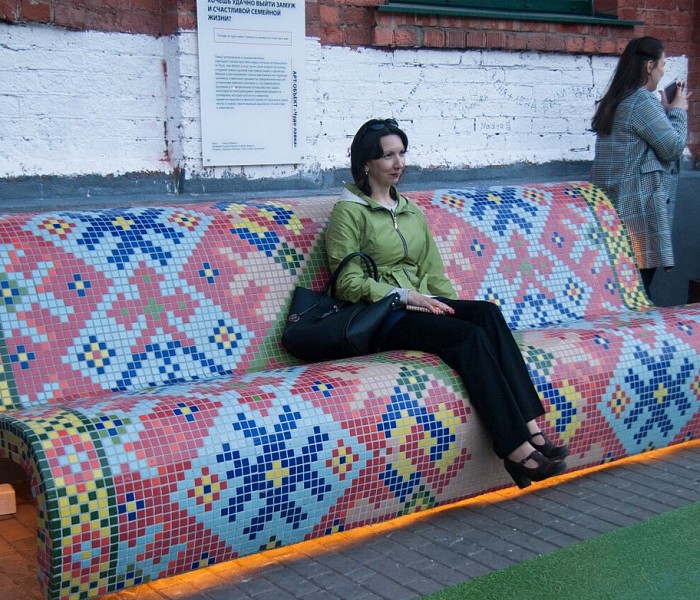 "Power of the Pattern" Bench фото 2