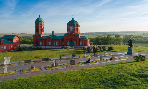 Museum-memorial complex of the museum-reserve "Kulikovo Field" in Monastyrshchino фото