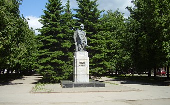 The monument to Dmitry Donskoy, Novomoskovsk