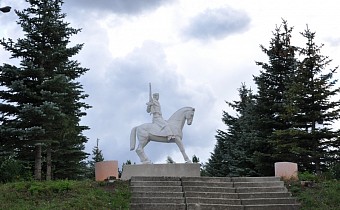 The monument to the horseguards of General Belov
