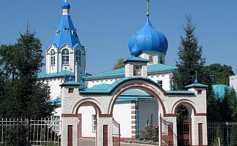 The temple in honor of icon of Mother of God "Joy of All who sorrow"